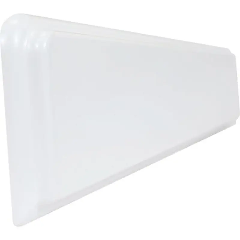 3.875-in H x 20.875-in L White Bathroom Side Splash