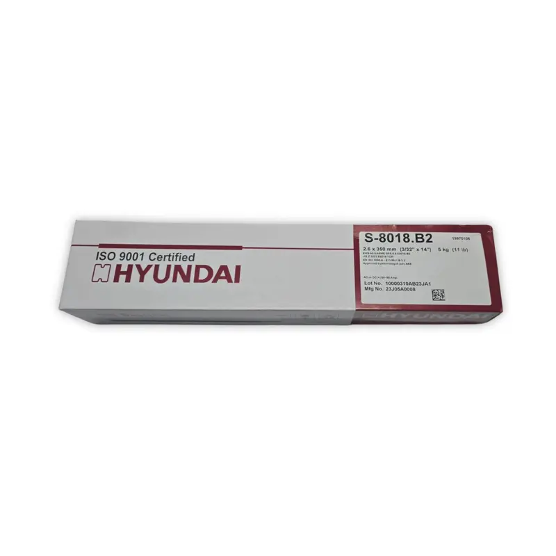 Hyundai Low-Hydrogen Welding Electrode 2.6mm 5kg Pack | S-8018.B2