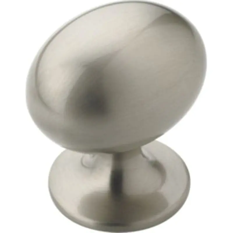 Amerock BP53018G10 Cabinet Knob, 1-3/8 in Projection, Zinc, Satin Nickel