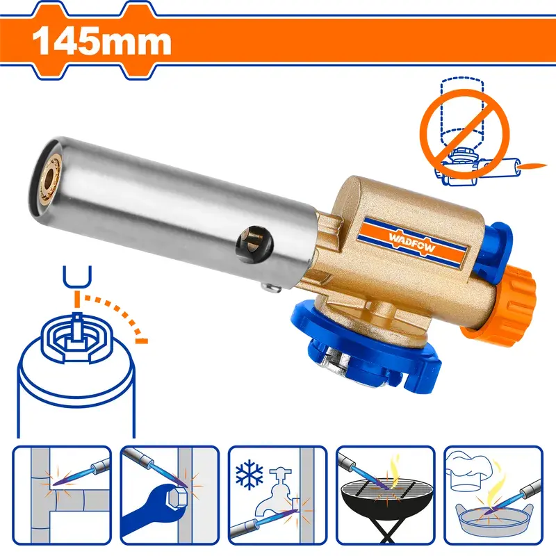 WADFOW Gas Torch Head Gun 145 mm