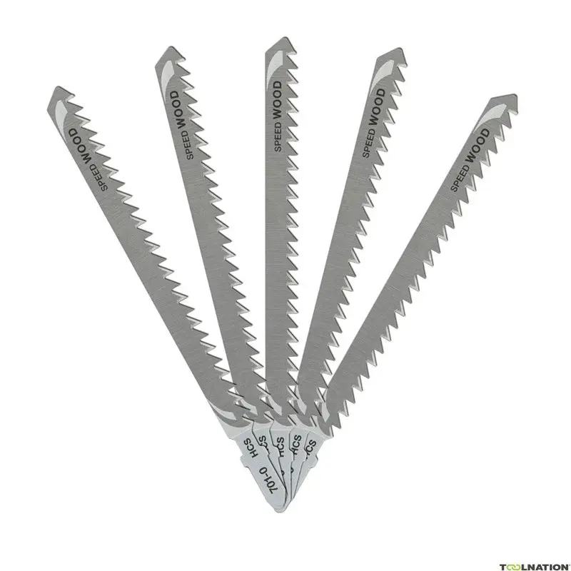 Jigsaw Blades for Wood T-shank HCS |  T301DL - Pack of 5