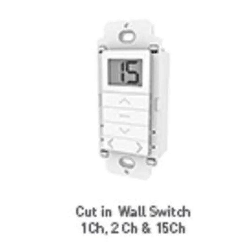Rollease Cut In Wall Switch Remote Control - One Channel