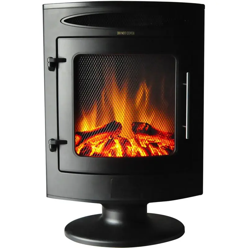 20 in. Freestanding Electric Fireplace 1500-Watt with Log Display in Black34.00 / each