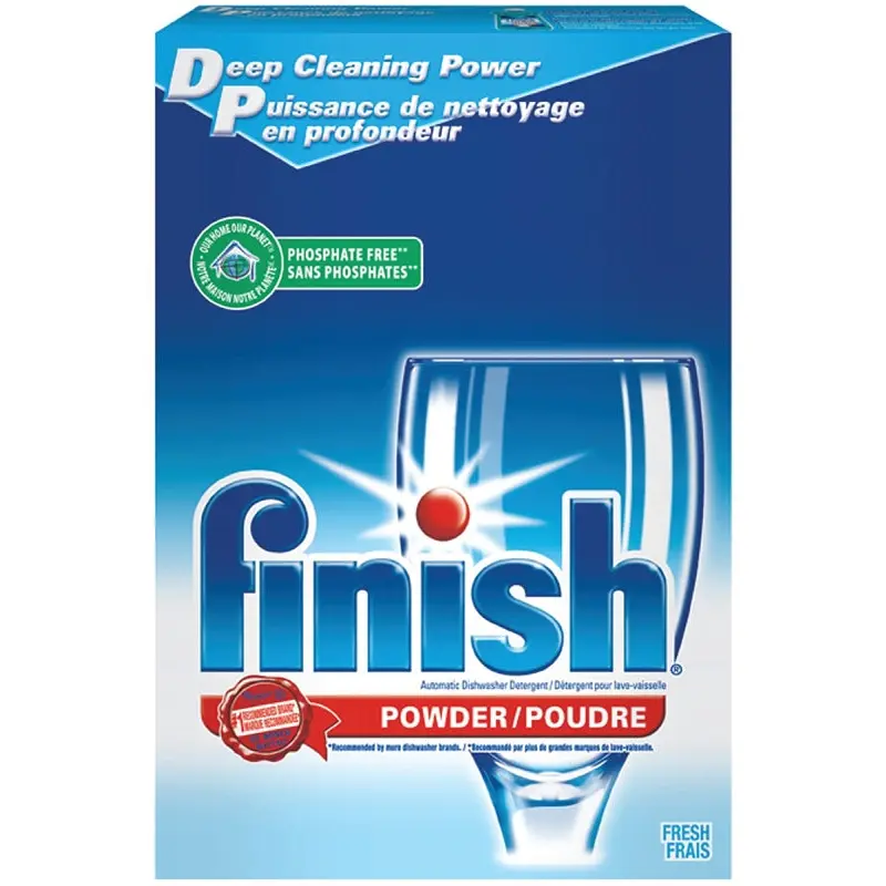 Finish 32037-DIA Dishwasher Detergent, 1.8 kg, Powder, White