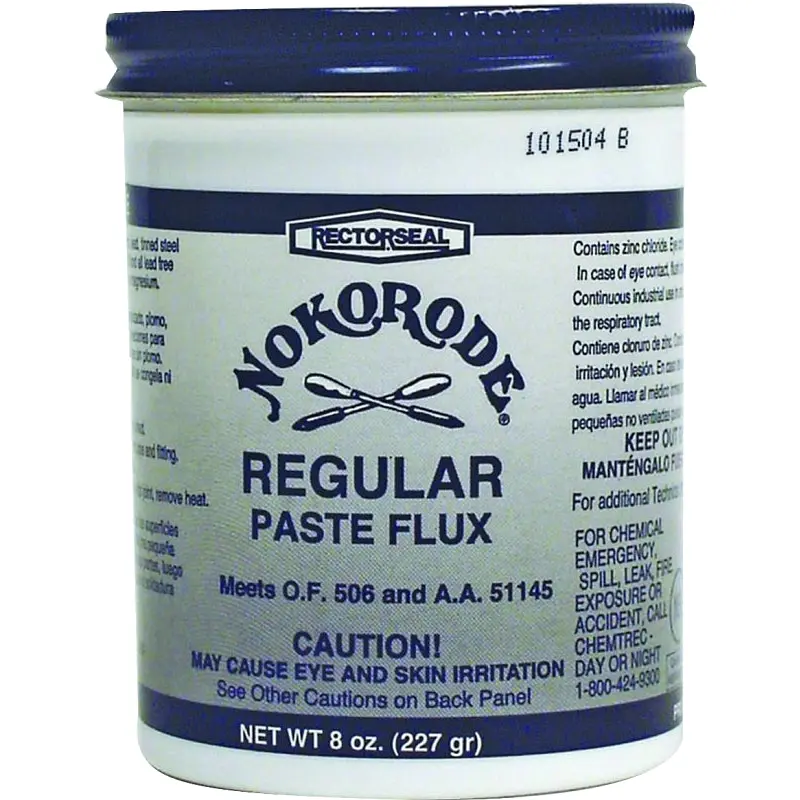 Nokorode 14020 Regular Flux, 8 oz, Paste, Tan