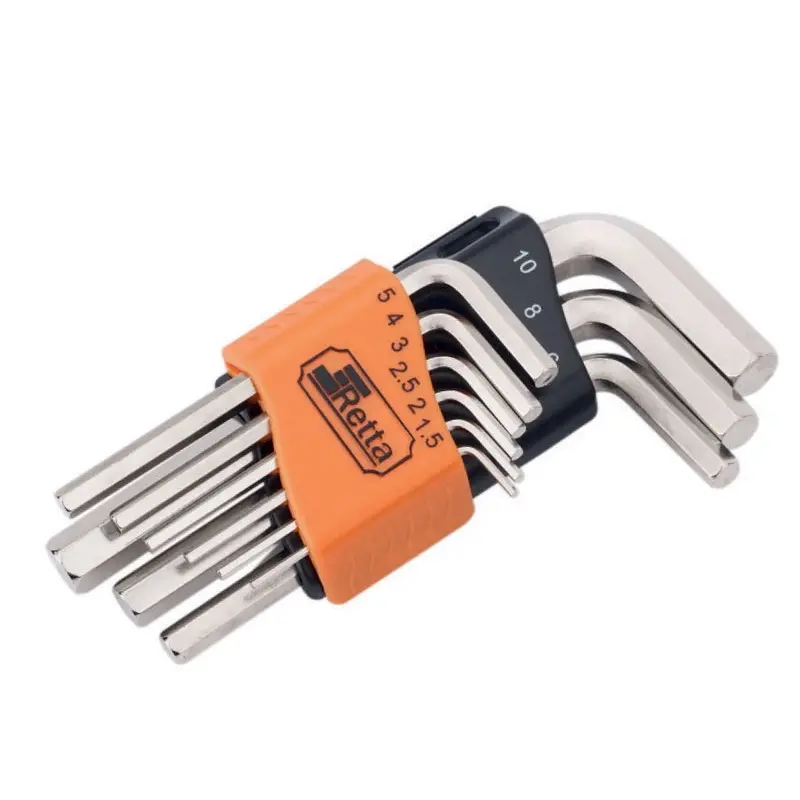 Retta Short Hex Key Set | RAT3009 | 9-Piece Set