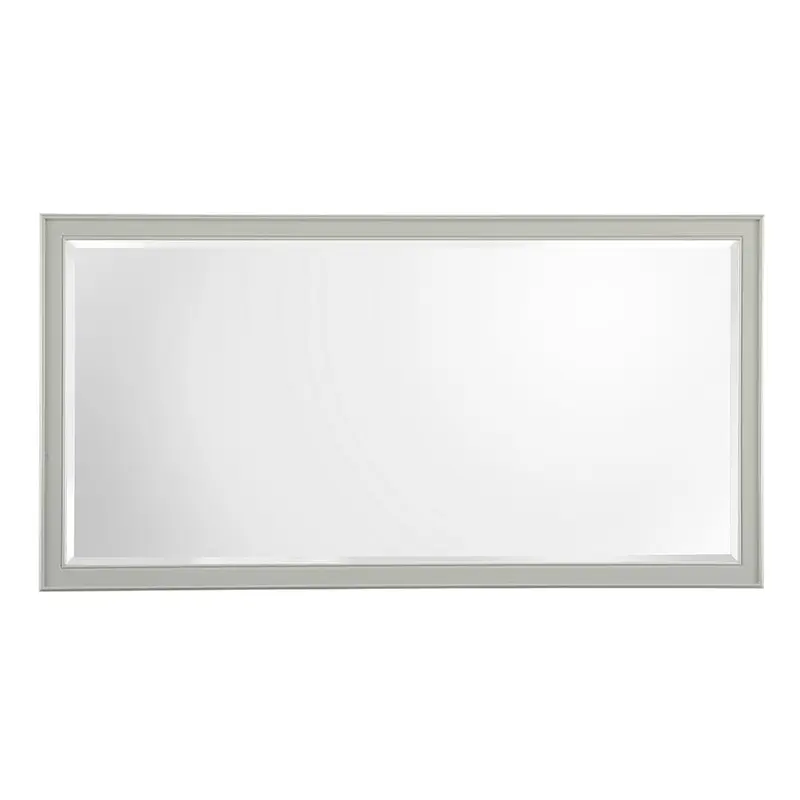 60 in. W x 31 in. H Framed Rectangular  Bathroom Vanity Mirror in GreyWhite / 28.534
