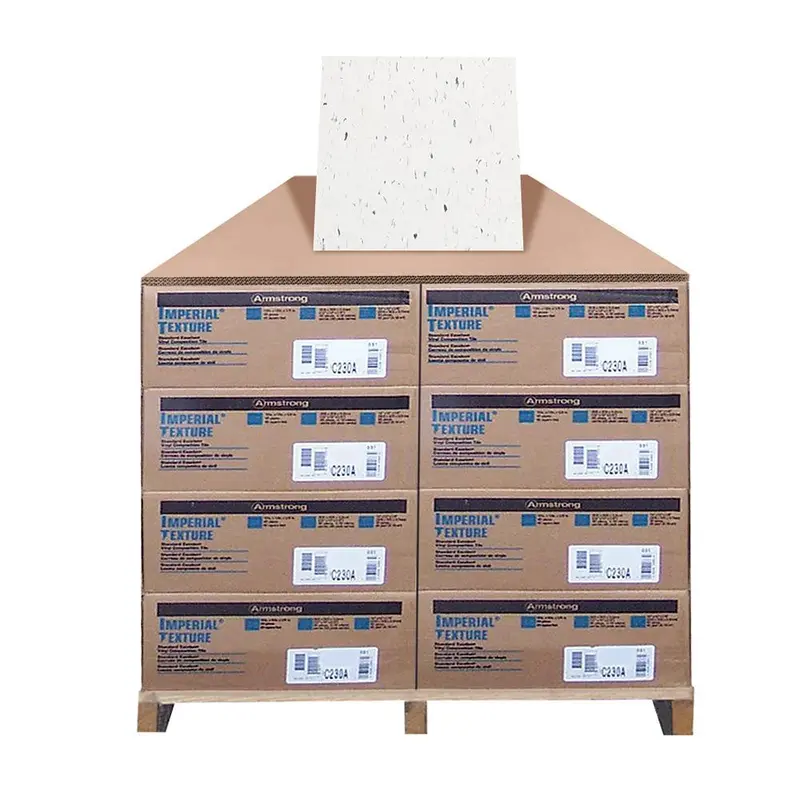 Armstrong Standard Excelon Imperial Texture 12 in. x 12 in. Polar White Standard Vinyl Composition Tile (1080 sq. ft. / pallet)Polar White / Pallet//sq. ft.