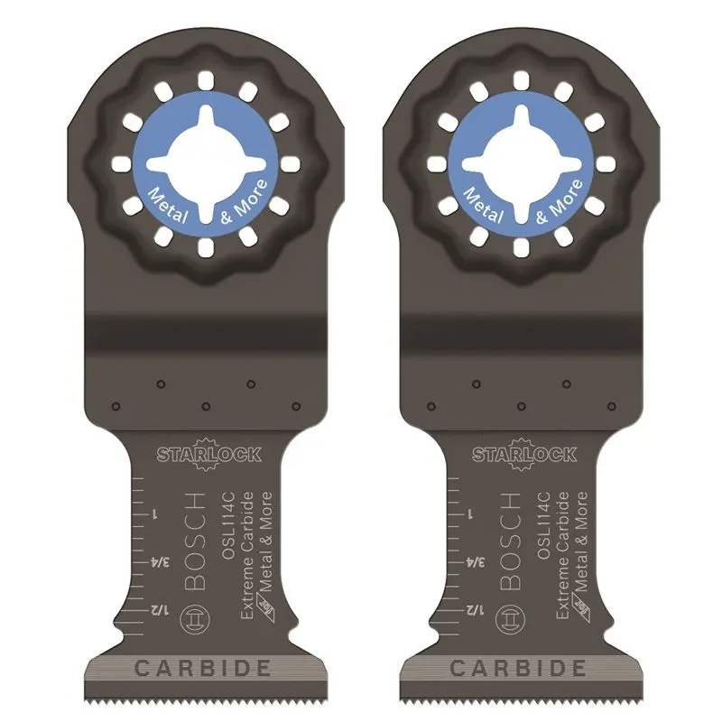 Bosch | OSL114C-2 1-1/4 In. Starlock Carbide Plunge Cut Blade 2 Pk.