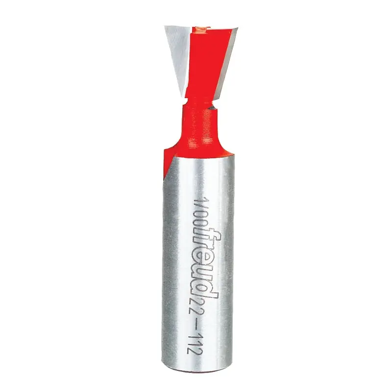 Freud 22-112 Router Bit, 1/2 in Dia Cutter, 2-1/4 in OAL, 1/2 in Dia Shank, 2-Cutter, Carbide