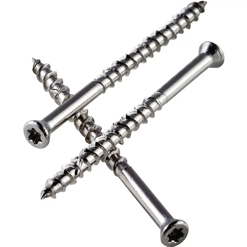 Simpson Strong-Tie T07225WPP Deck Screw, #7 Thread, 2-1/4 in L, Box Thread, Trim Head, 6-Lobe Drive, Steel, 350/PK