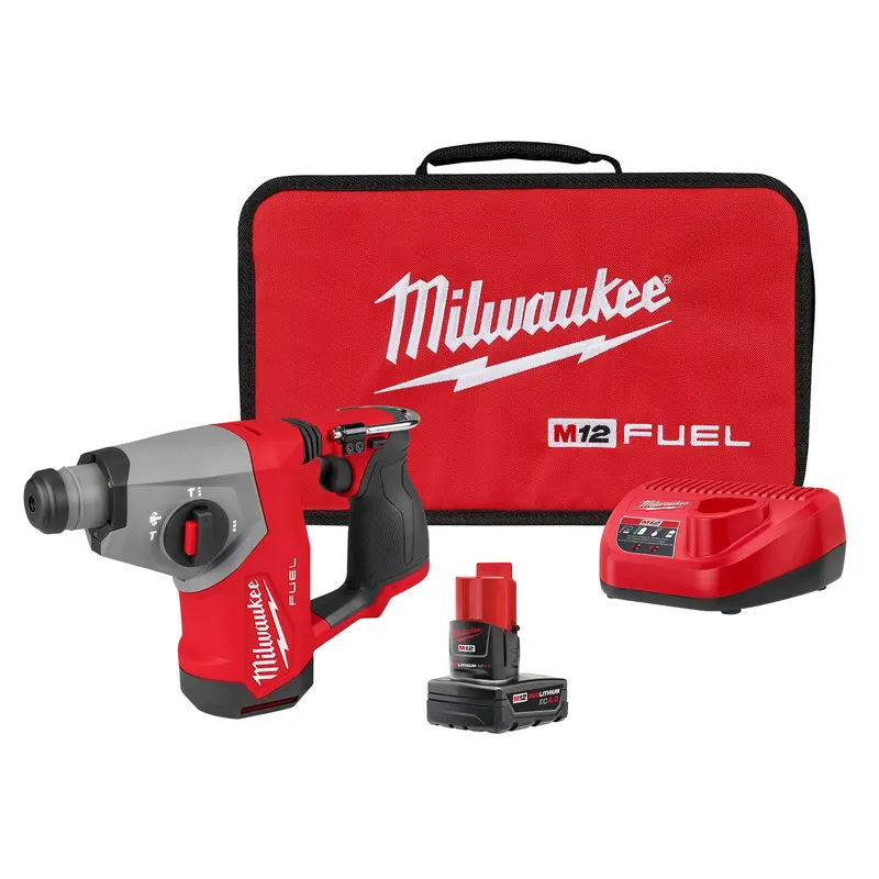 Milwaukee 2508-21XC M12 FUEL 5/8 SDS Plus Rotary Hammer Kit