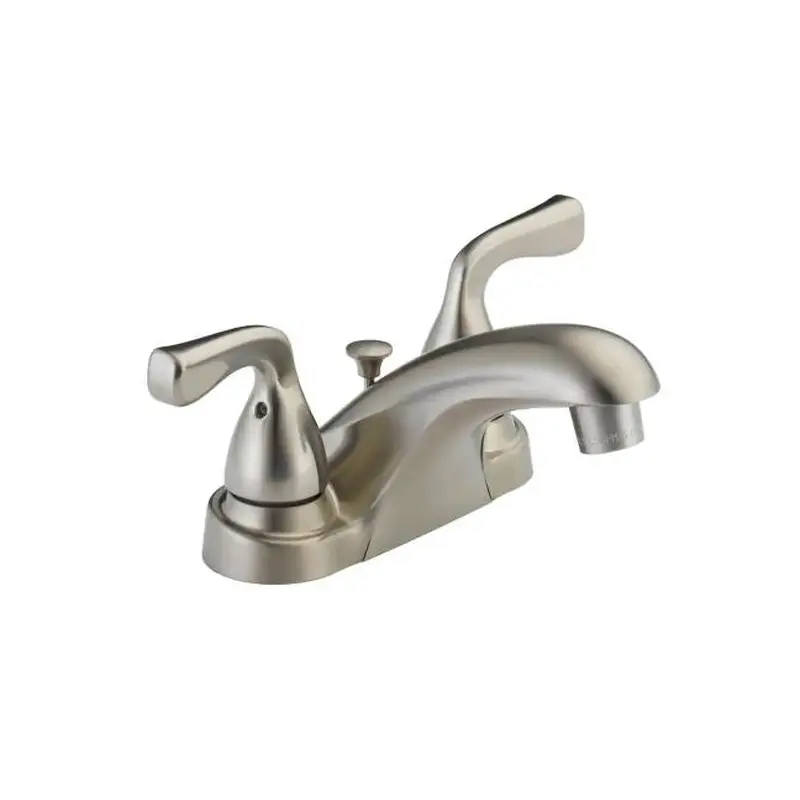 Delta Foundations Two Handle Centerset Bathroom Faucet In Brushed NickelBrushed Nickel