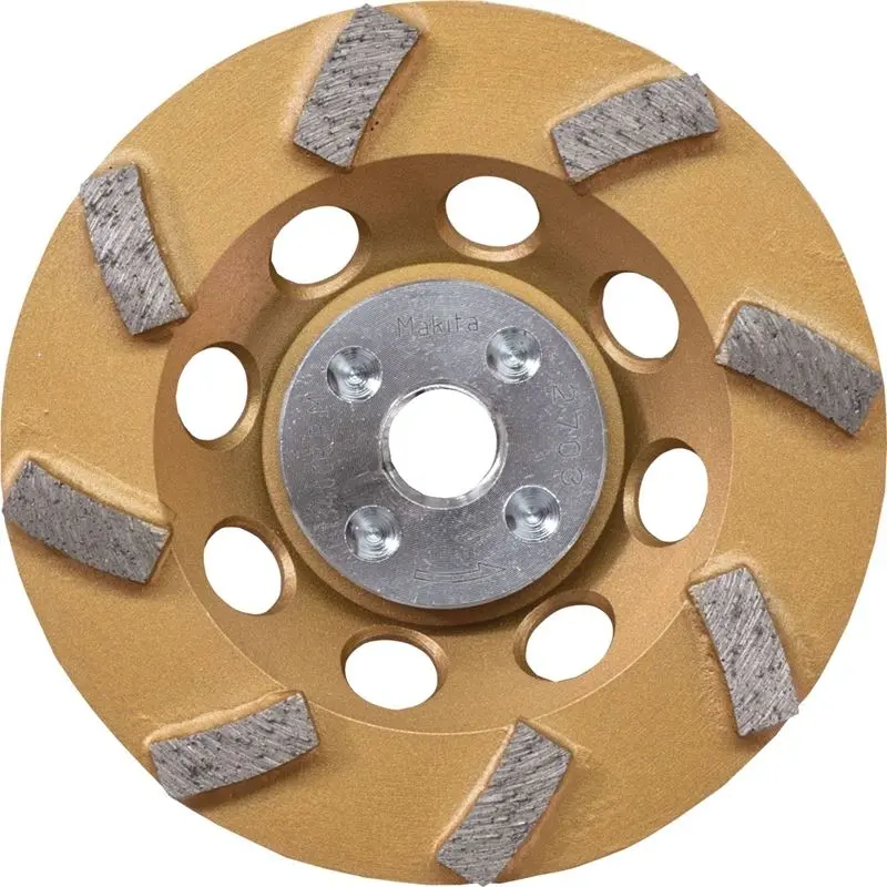 Makita A-96403 4-1/2in Low Vibration Diamond Cup Wheel, 8 Segment Turbo