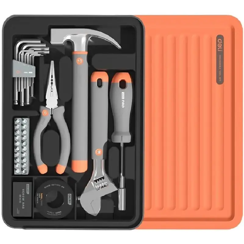 Deli 34-Piece Home Tool Set | H1001-E