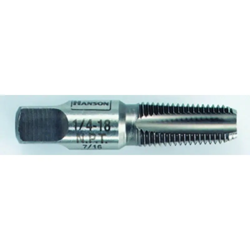 Irwin 1903ZR Pipe Taper Tap, Tapered Point, 4-Flute, HCS