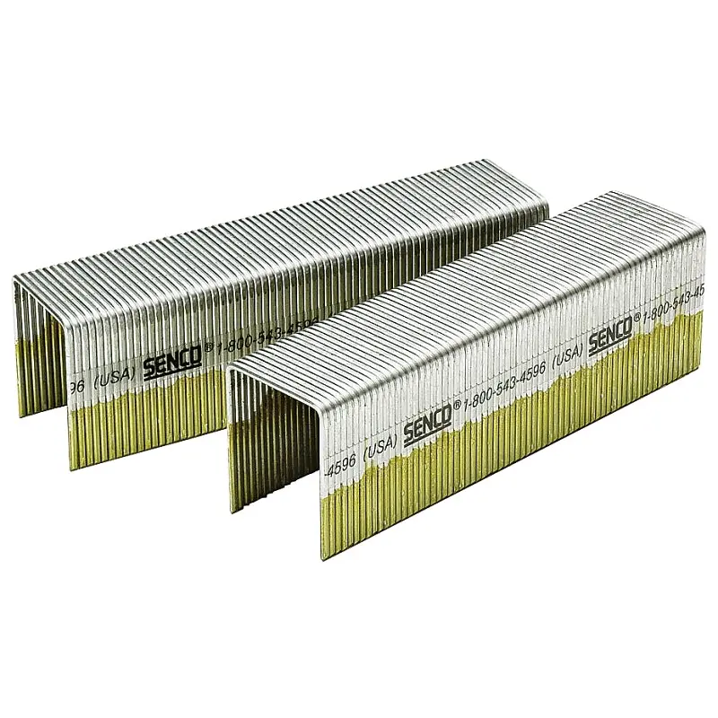 Senco N19BAB Wire Staple, 7/16 in W Crown, 1-3/4 in L Leg, 16, Galvanized