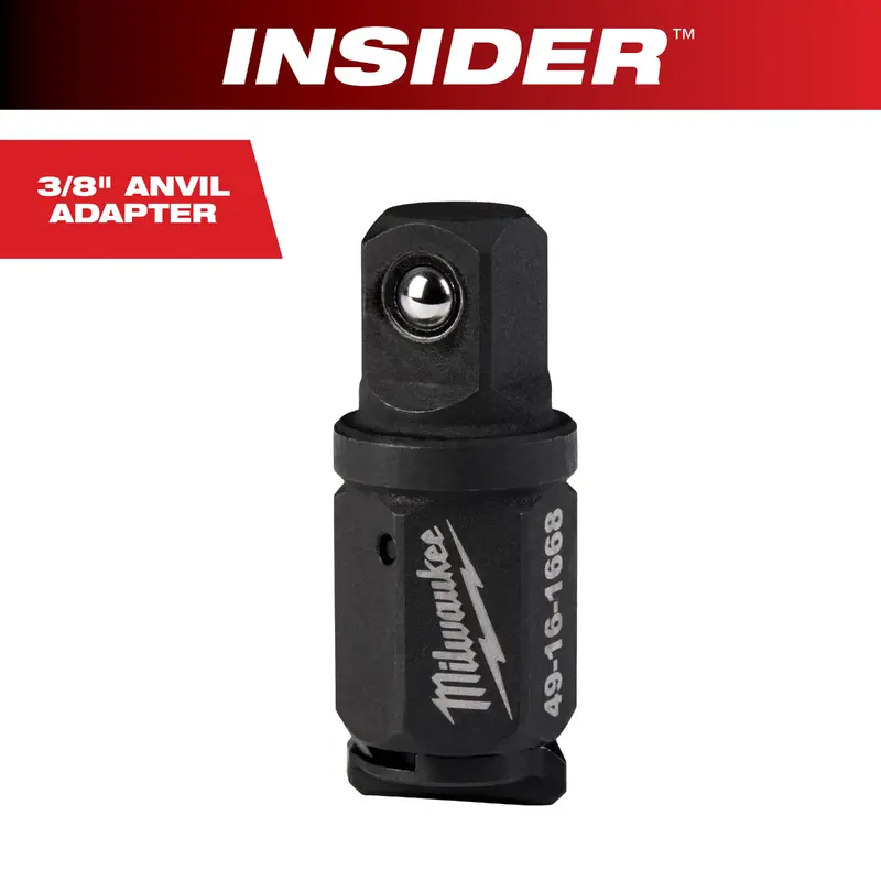 Milwaukee 49-16-1668 INSIDER Box Ratchet 3/8" Anvil Adapter