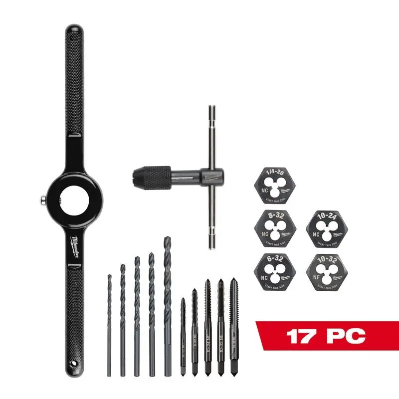 Milwaukee 49-22-5600 17PC SAE Tap and Die Set