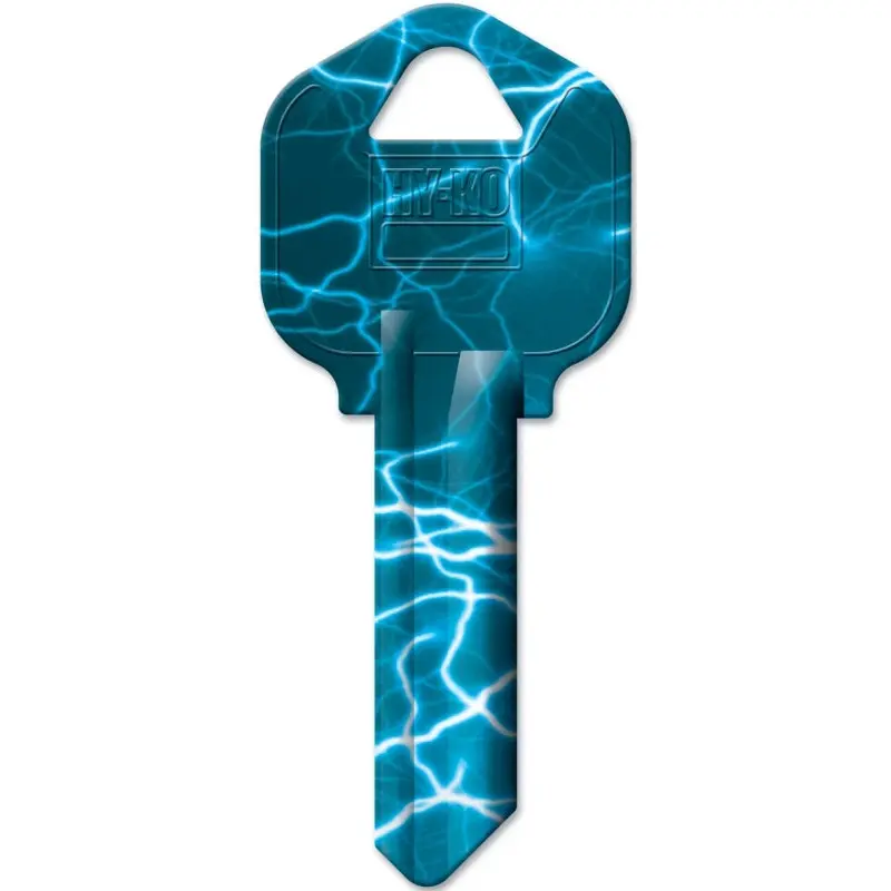 Hy-Ko 16010KW1-08 Key Blank, Solid Brass, Nickel