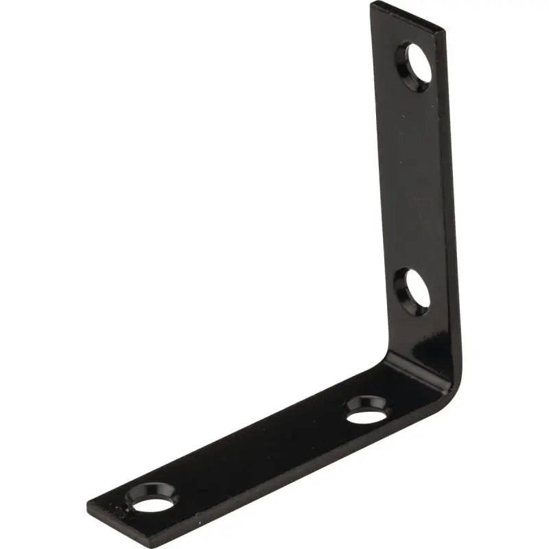 National Hardware 115BC Series N266-484 Corner Brace, 3-1/2 in L, 3/4 in W, Steel, 1/8 Thick Material
