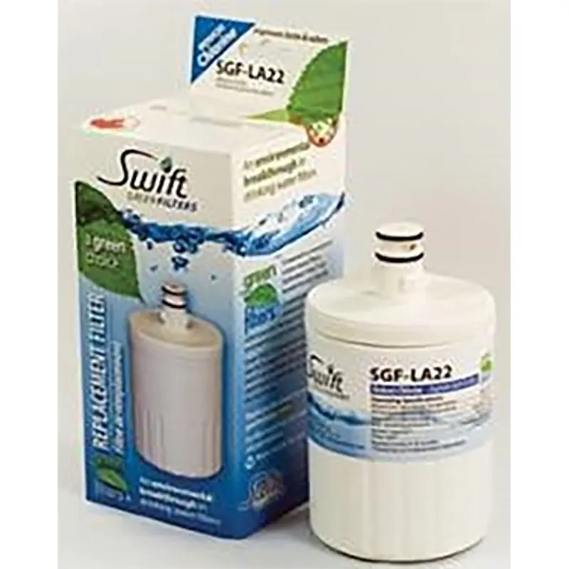 Swift Green Filters SGF-LA22 Refrigerator Water Filter, 0.5 gpm, Coconut Shell Carbon Block Filter Media