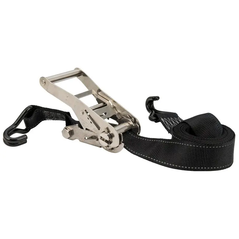 2000 lbs. Stainless Steel 15 ft. x 2 in. Ratchet Tie Down