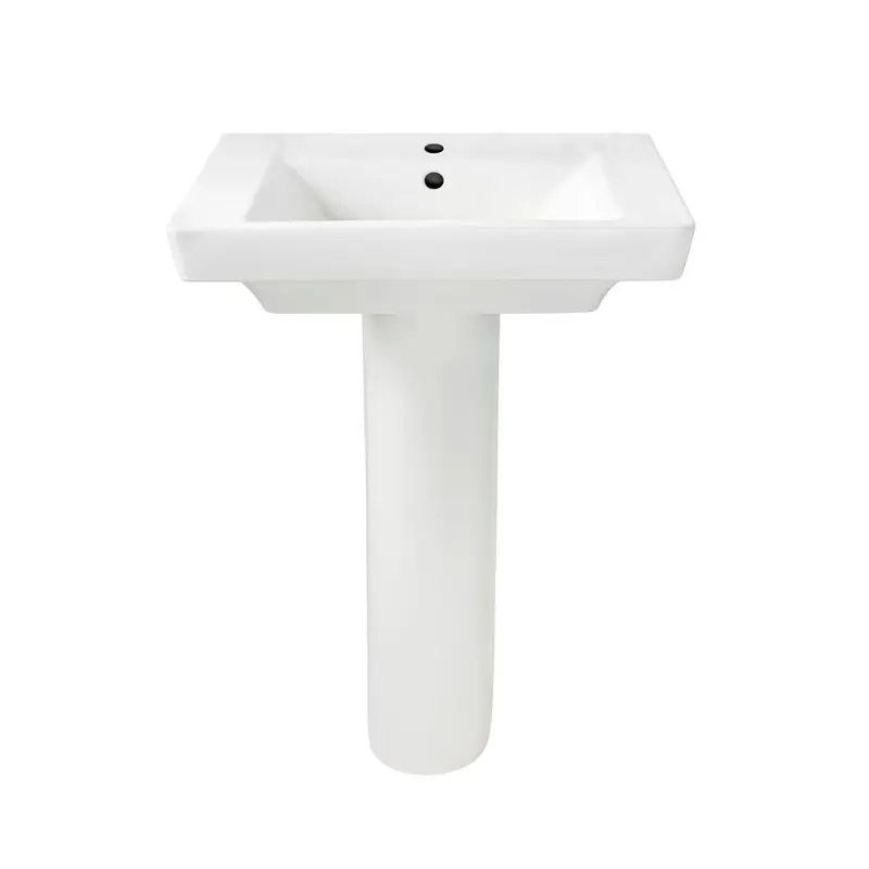 American Standard Boulevard Pedestal Combo Bathroom Sink in WhiteWhite / 81.8