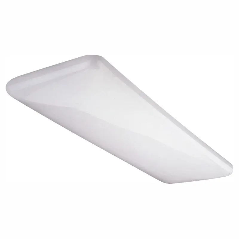2-Light White Cloud Fixture Fluorescent Steel Ceiling Fixture with White Euro-Style Acrylic Lens12 / each