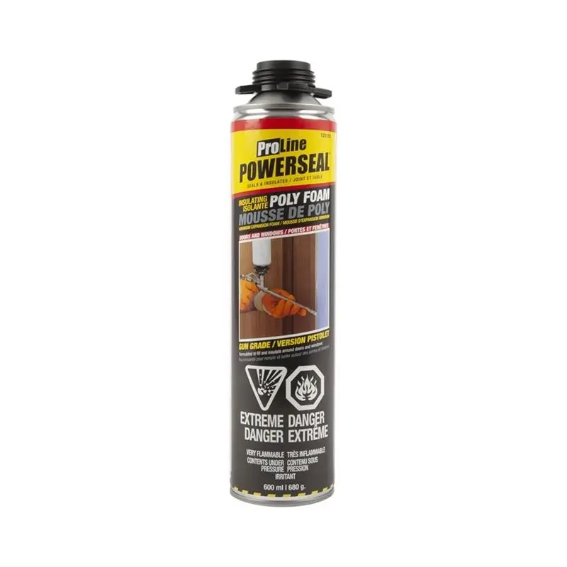 POWERSEAL 123155 WINDOW and DOOR GUN FOAM SEALANT 680G