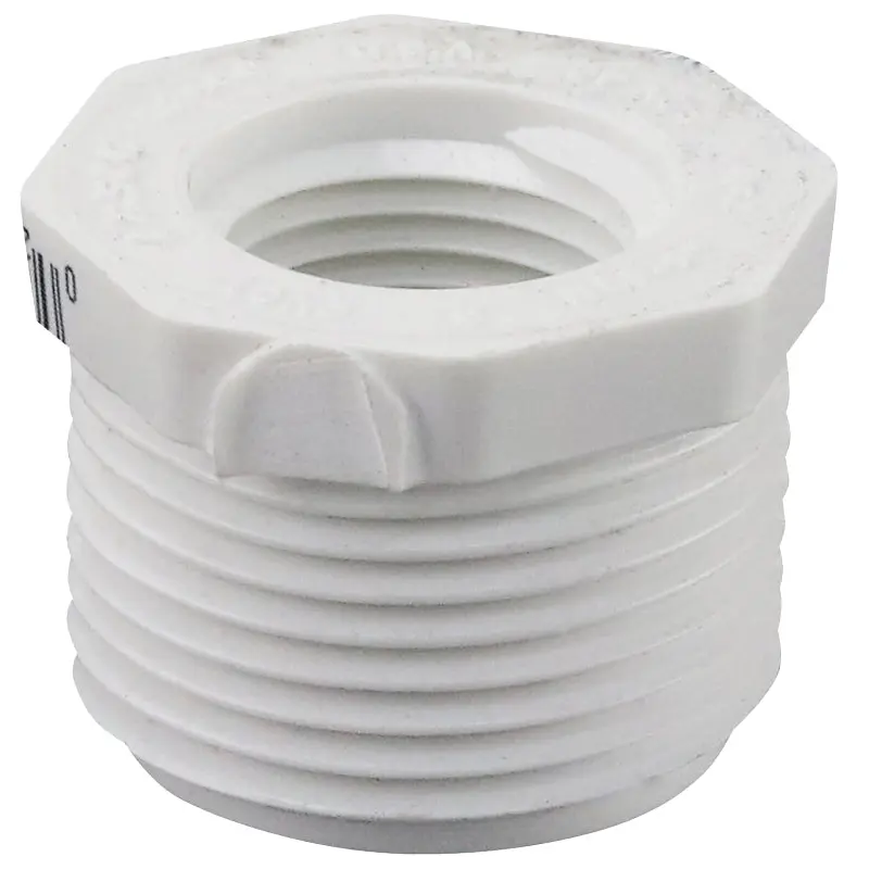 IPEX 435701 Reducing Bushing, 1 x 1/2 in, MPT x FPT, White, SCH 40 Schedule, 150 psi Pressure
