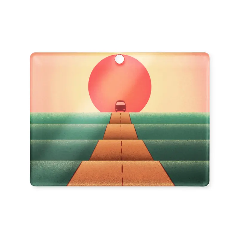 Sunset Road Acrylic RoadCircle