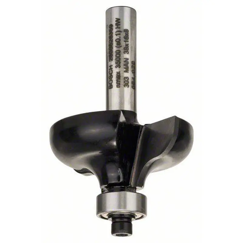 Edge Forming Bit G 8mm, R1 6,35mm, D 38mm, L 15,7mm, G 57mm