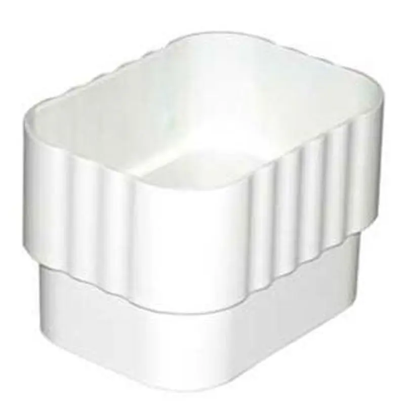 Amerimax M0623 Downspout Connector, Vinyl, White
