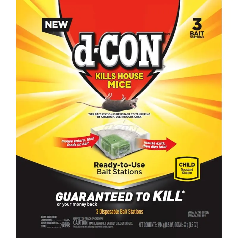 d-CON 99427 Mice Bait Station, Solid