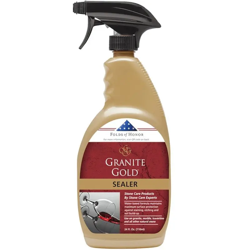 Granite Gold GG0036 Sealer, Liquid, Clear, 24 oz, Spray Bottle
