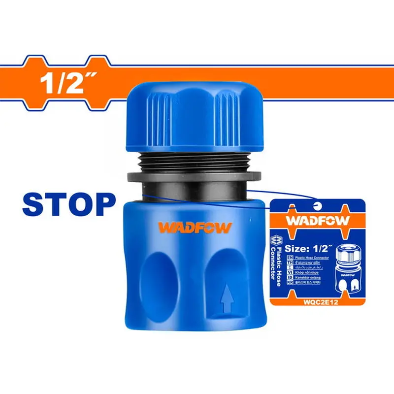 WADFOW Hose Connector 1/2" Water-Stop