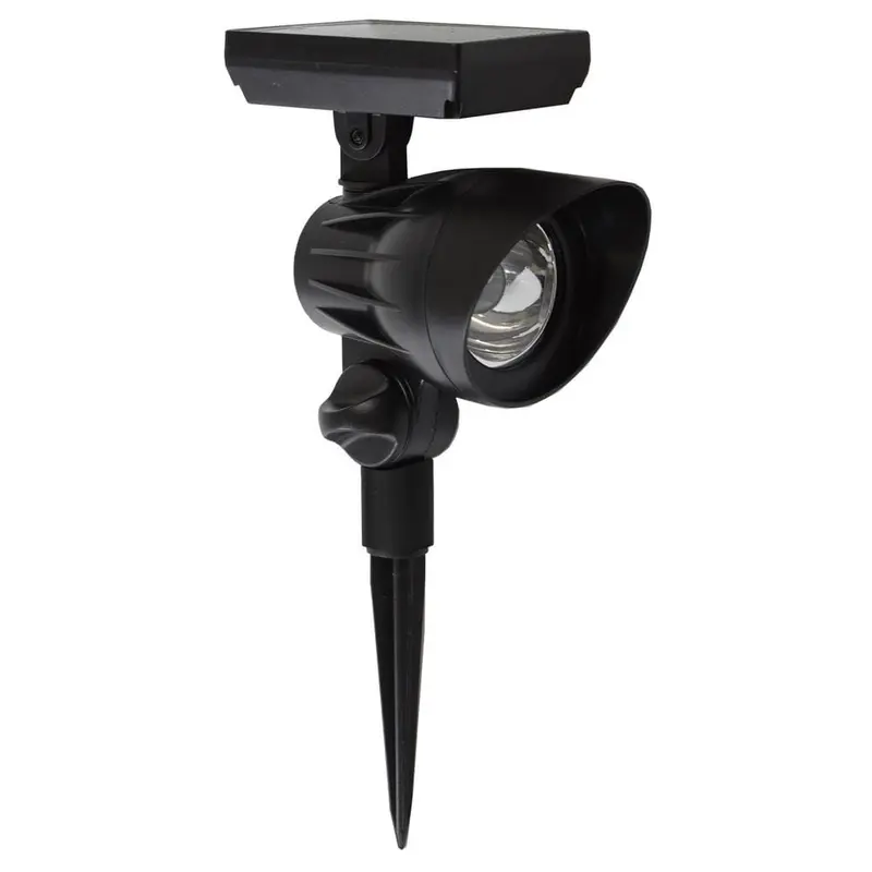45 Lumens Solar Black Outdoor LED Landscape Spotlight0.71 / each