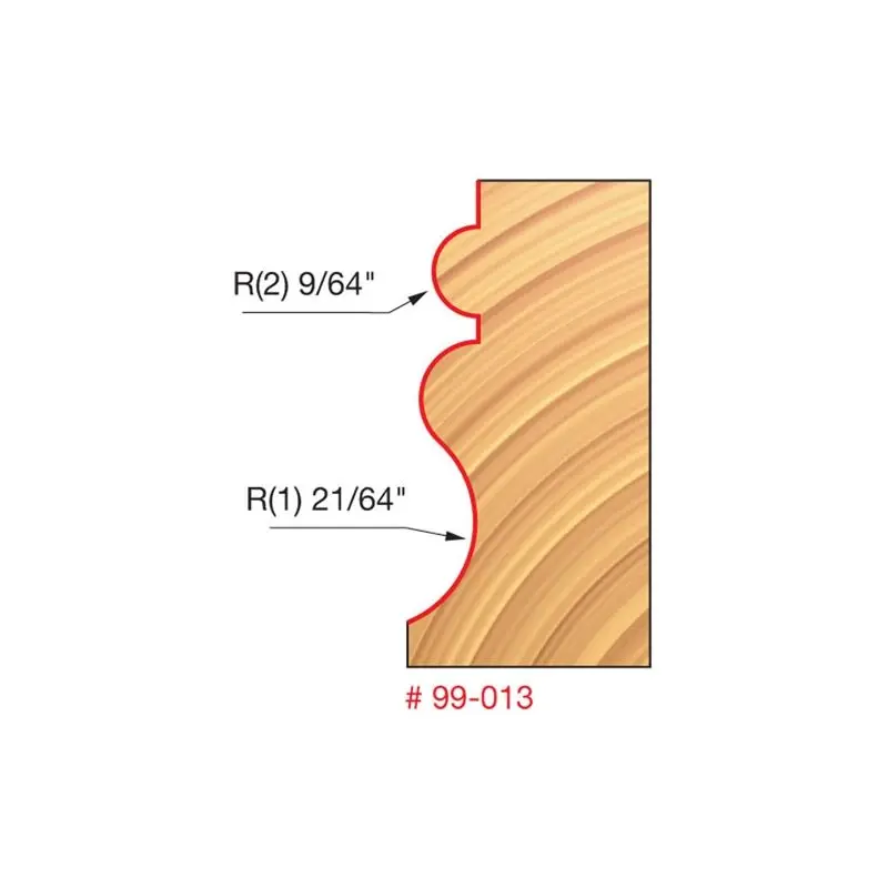 Freud | 99-013 15/16 (Dia.) Face Molding Bit