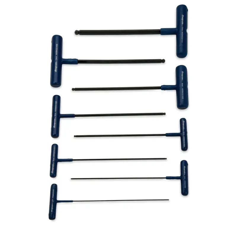 8 pc Metric T-Handle Ball Hex Wrench