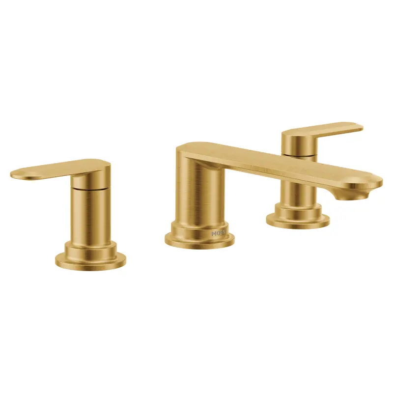 Greenfield Chrome two-handle high arc roman tub faucetChrome