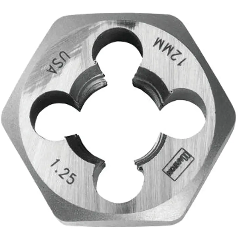 Irwin 9741 Metric Die, M11-1.5 Thread, Fine Thread, Right Hand Thread, HCS