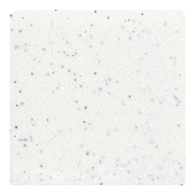 American Olean Bright Salt and Pepper Gloss Ceramic Bullnose Tile (6-in x 6-in)Ice White