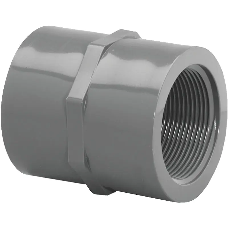 Lasco 830007BC Pipe Coupling, 3/4 in, FIP, PVC, SCH 80 Schedule