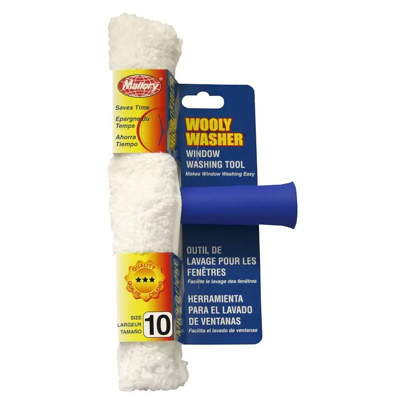 Mallory 832-10 Wooly Washer, 10 in OAL, White