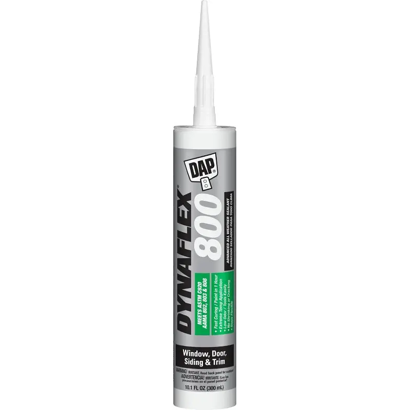DAP 00804 Siding and Window Sealant, Clay, 24 hr Curing, -35 to 140 deg F, 10.1 oz Cartridge