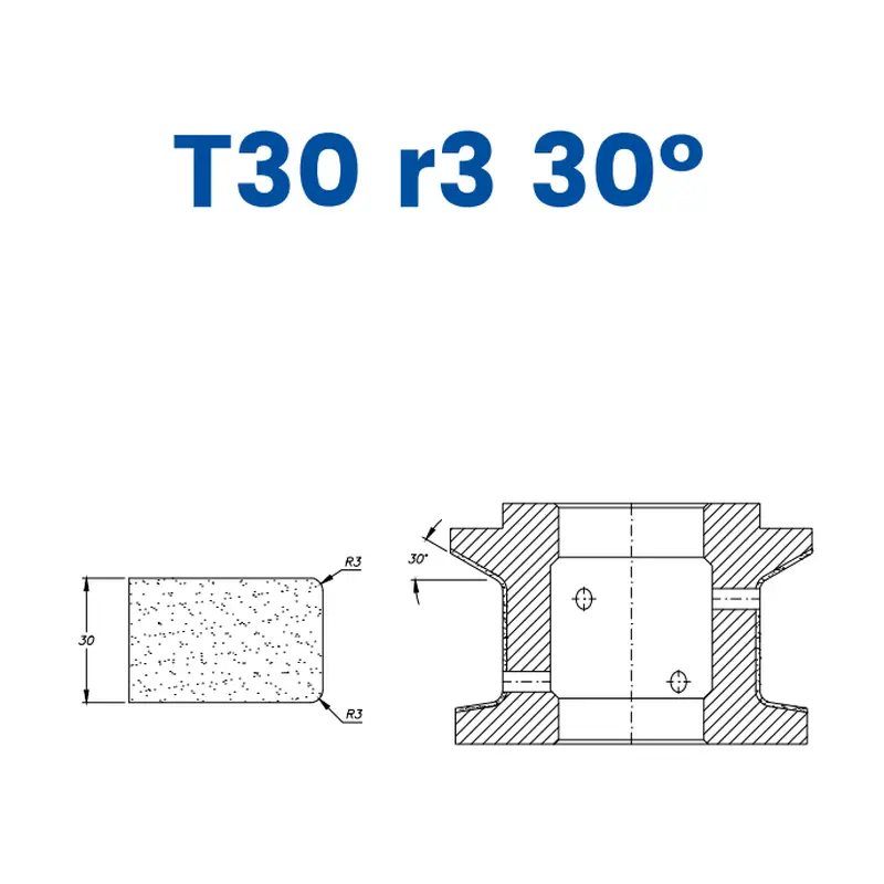 T30 r3 30(30mm Eased Top & Bottom r3 (30 Ramp))EHS Kit (All materials high speed) / 1