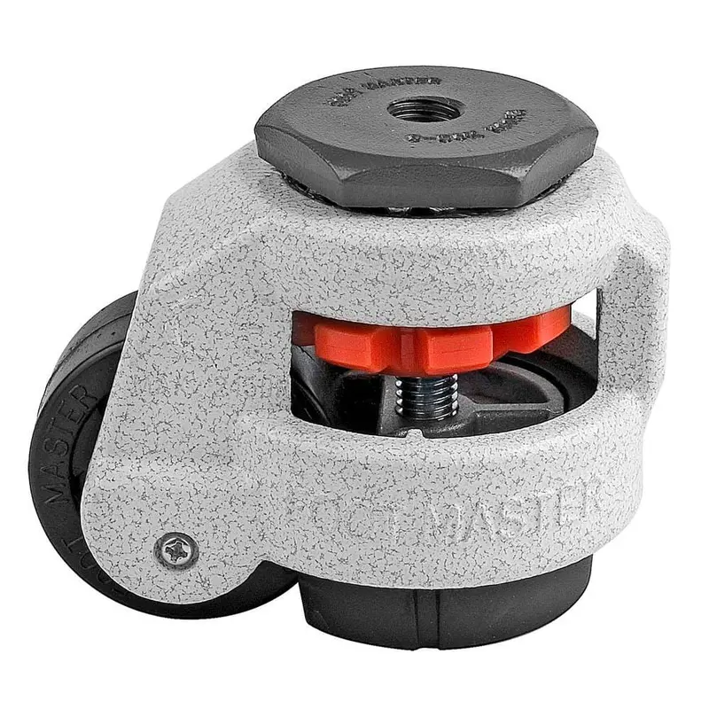 2 in. Nylon Wheel Metric Stem Leveling Caster with Load Rating 550 lbs.1.4 / each