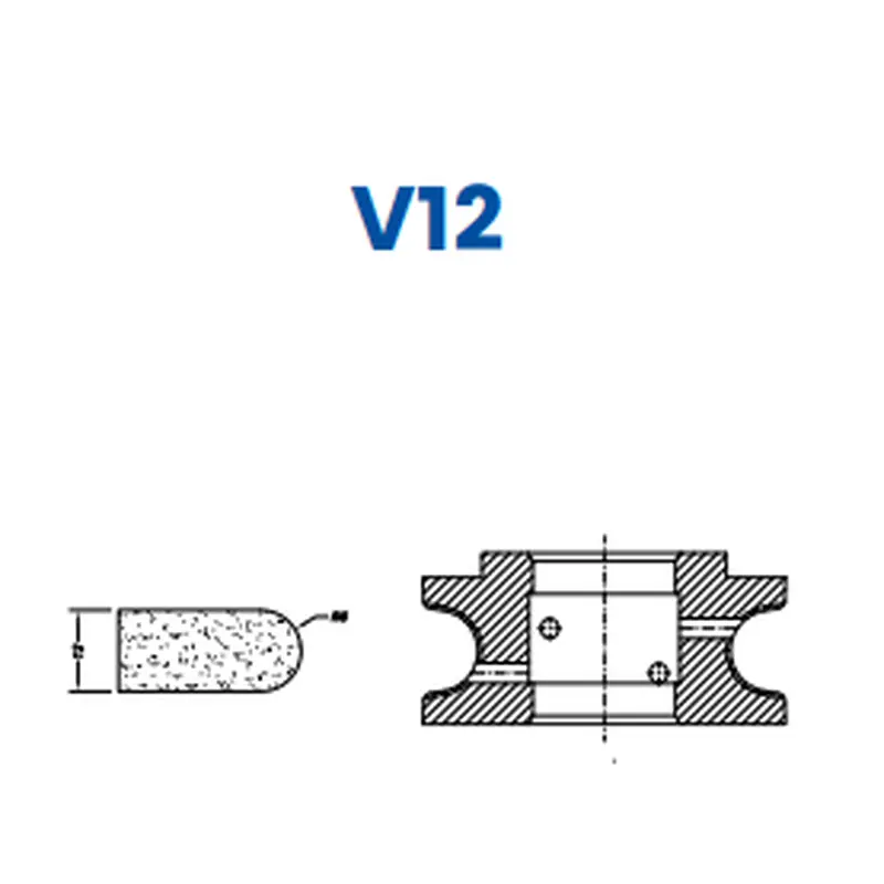 V12(12mm Full Bullnose - Line 60 (Bore 35))EHS Kit (All materials high speed) / 1