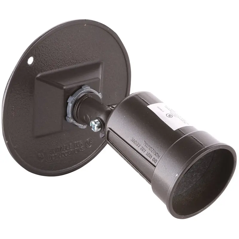 Hubbell 5624-2 Lamp Holder, 75 to 150 W, Bronze